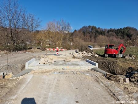 Sanacija mostu na občinski cesti JP 661081 v Srednji vasi (2)